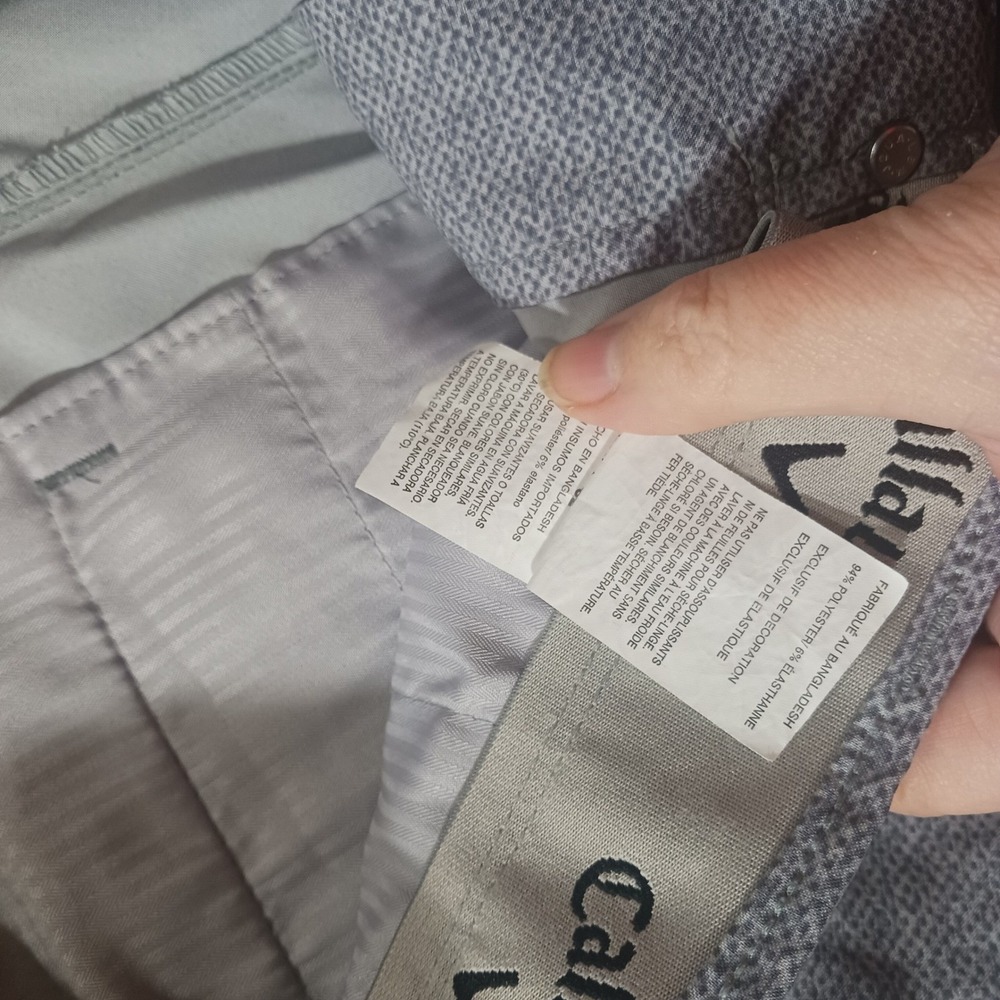 Callaway Golf‎ Performance Shorts Mens Size 32 Grey Textured Stretch Activewear - Picture 6 of 7